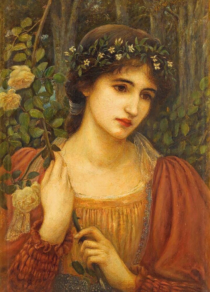 Marie Spartali Stillman: Gelsomina (Jasmine) 1888
