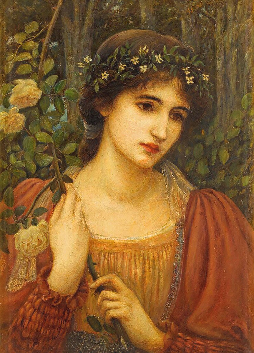Marie Spartali Stillman: Gelsomina (Jasmine) 1888