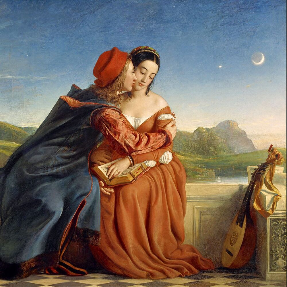 William Dyce: Francesca da Rimini (detail)