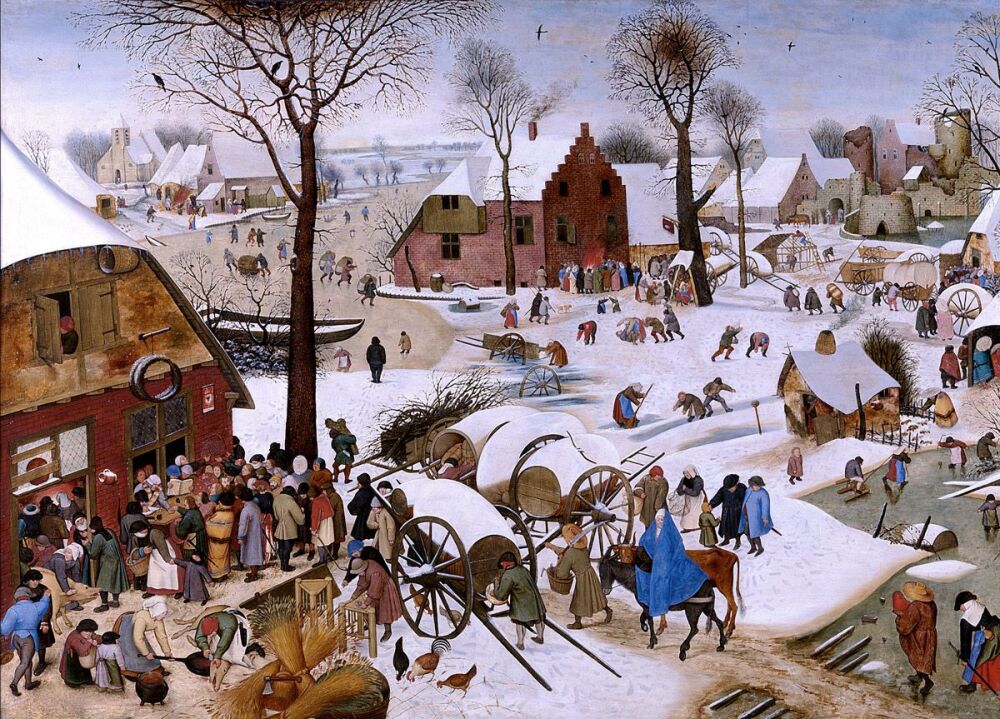 Pieter Brueghel the Younger: The People&rsquo;s Census at Bethlehem