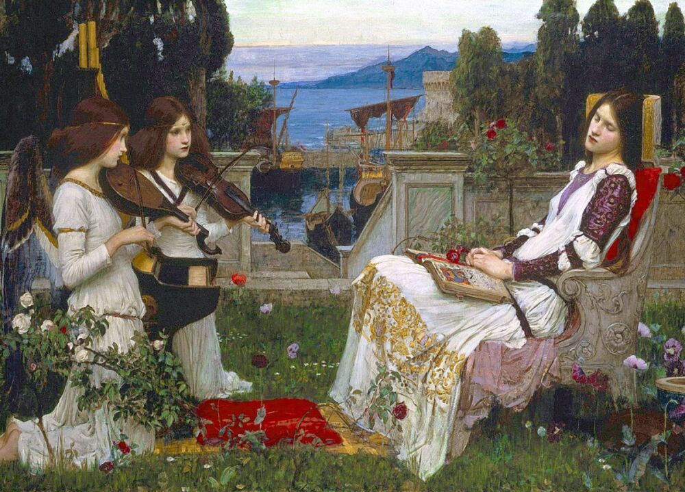 John William Waterhouse: Saint Cecilia, 1895