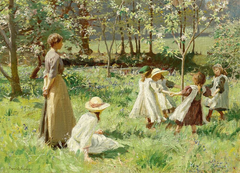Harold Harvey: Maytime, 1912