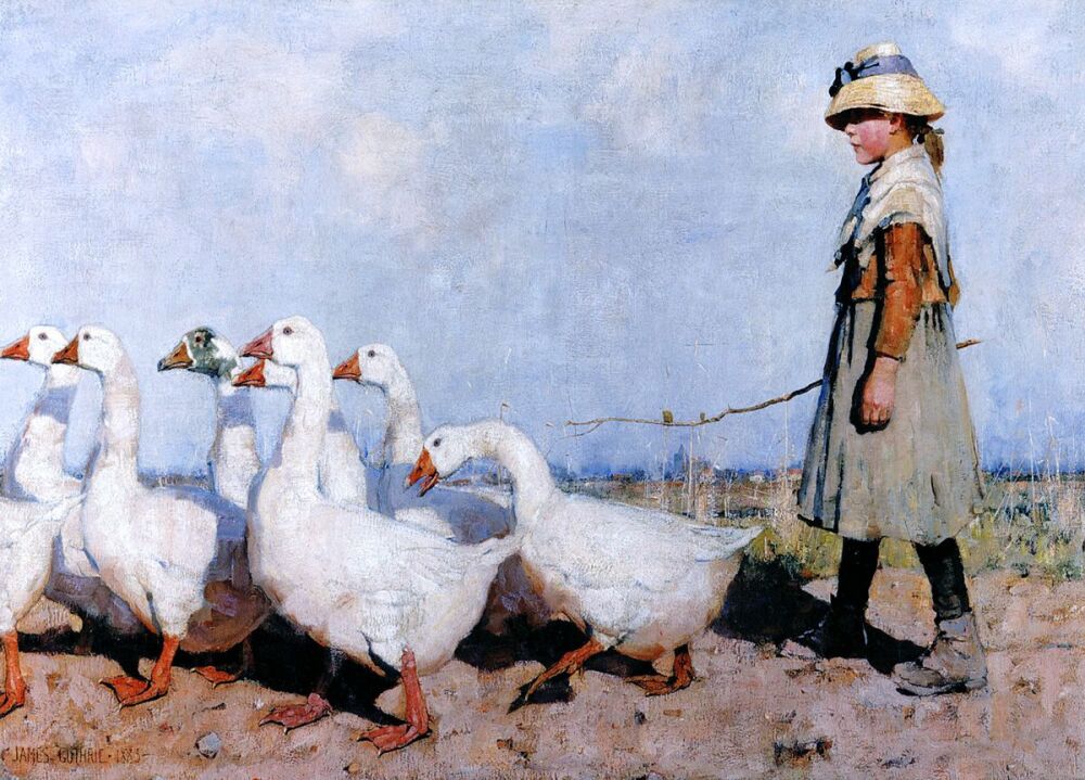 James Guthrie: To Pastures New, 1883