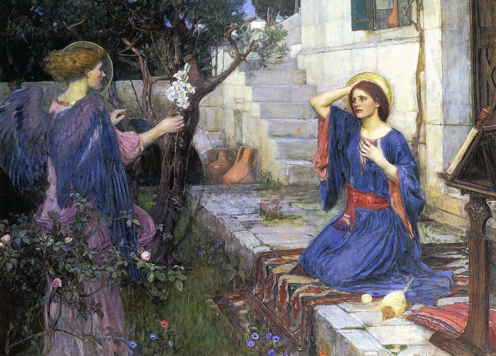 John William Waterhouse: The Annunciation, 1914