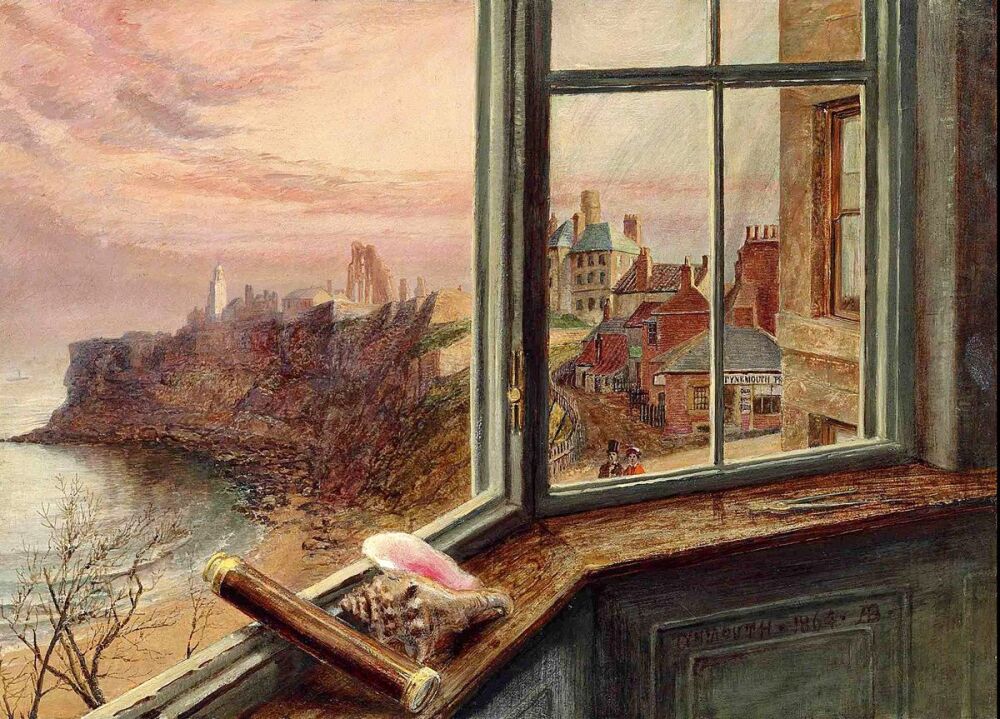 Alice Boyd: View from the window of Balcony House, Tynemouth, 1864