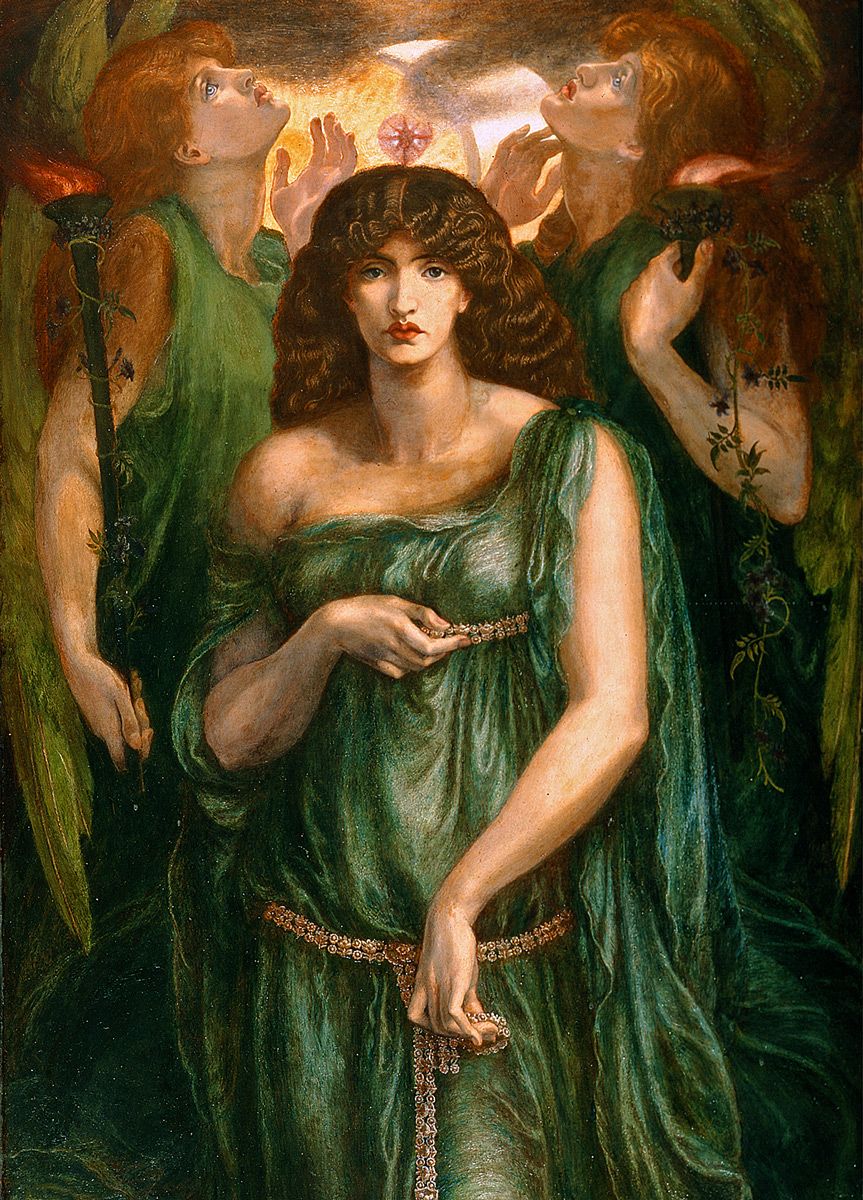 Dante Gabriel Rossetti: Astarte Syriaca, 1877