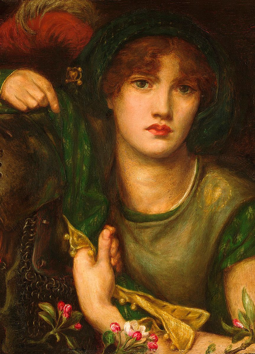 Dante Gabriel Rossetti: My Lady Greensleeves, 1863