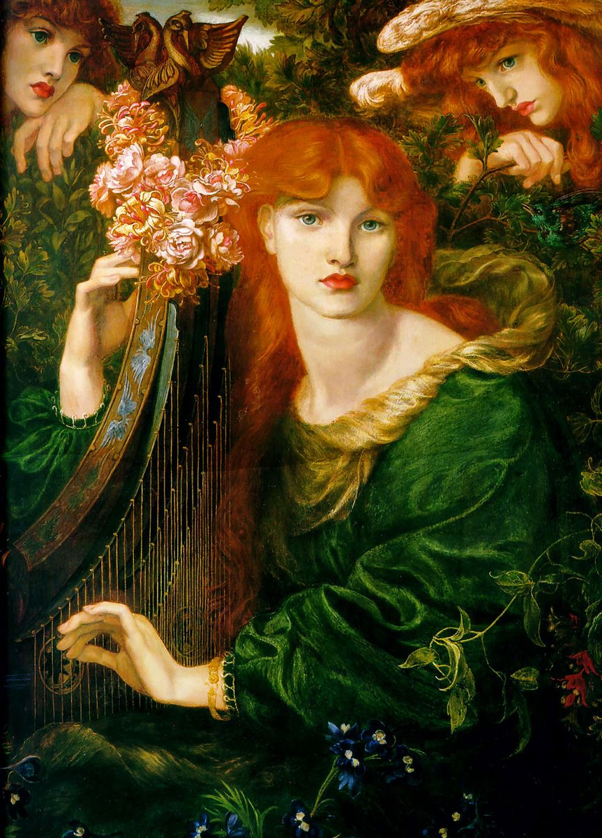 Dante Gabriel Rossetti: La Ghirlandata, 1873