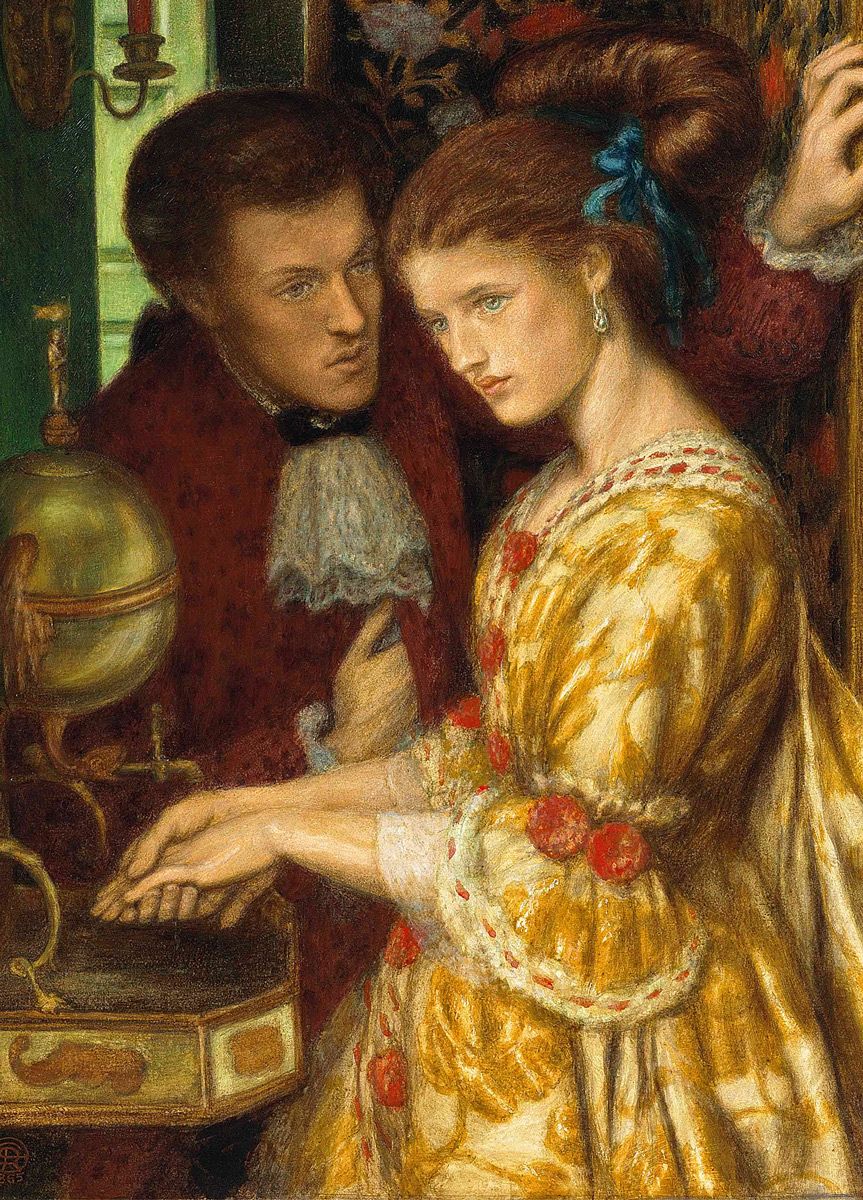 Dante Gabriel Rossetti: Washing Hands, 1865