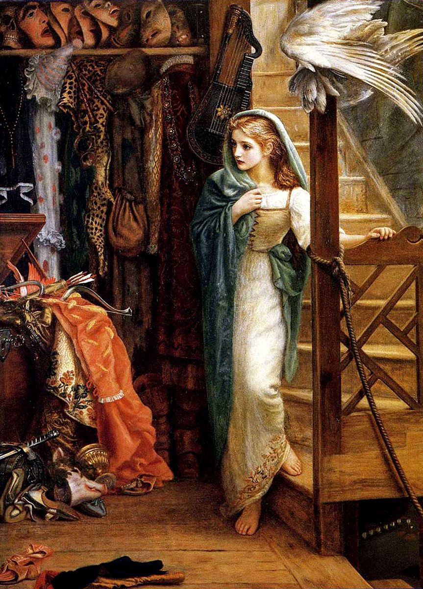 Arthur Hughes: The Property Room, 1879