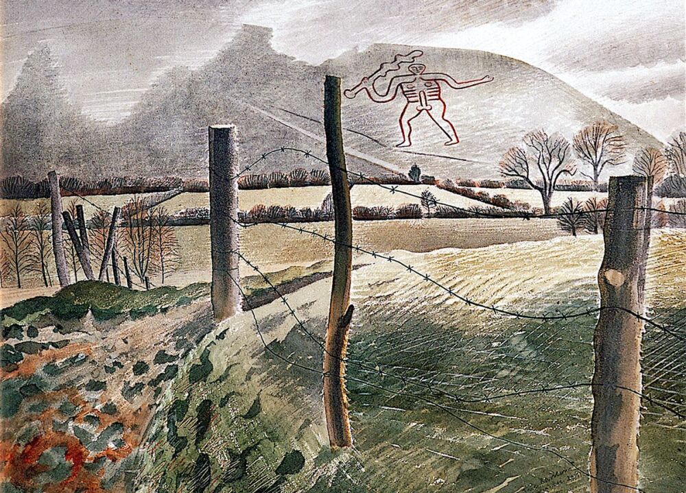Eric Ravilious: The Cerne Abbas Giant, 1939