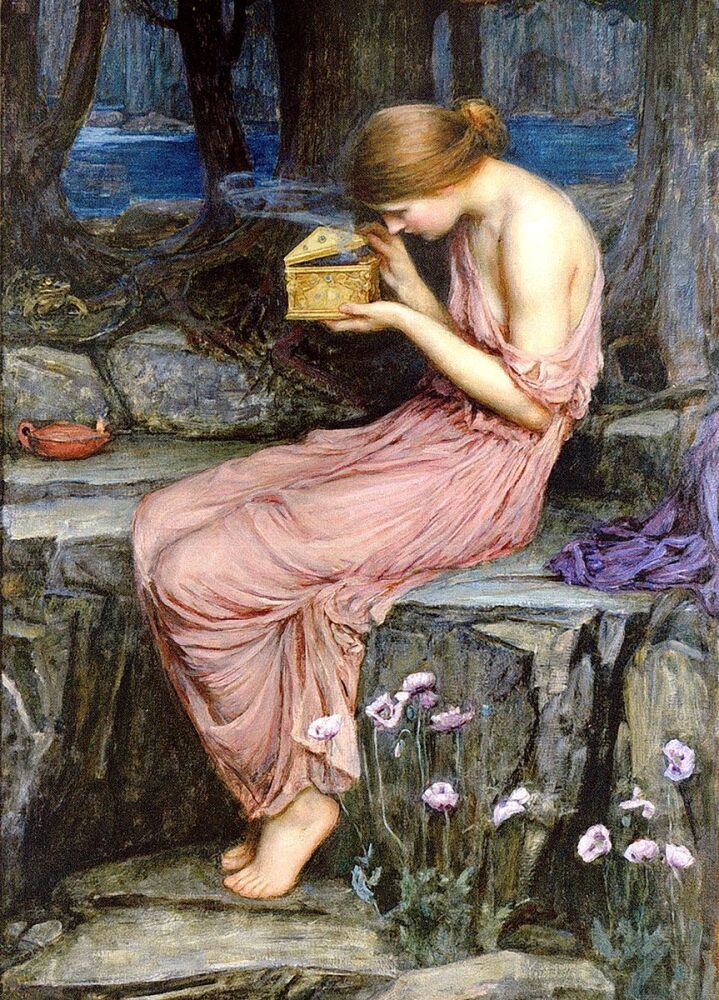 John William Waterhouse: Psyche Opening the Golden Box, 1903