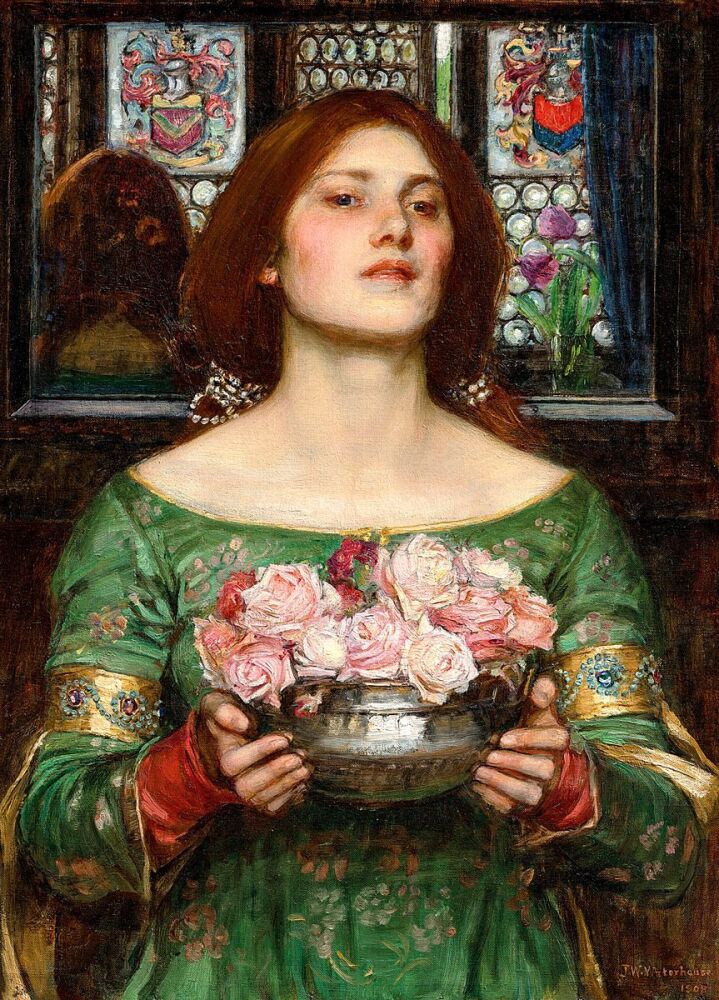 John William Waterhouse: Gather Ye Rosebuds While Ye May, 1908