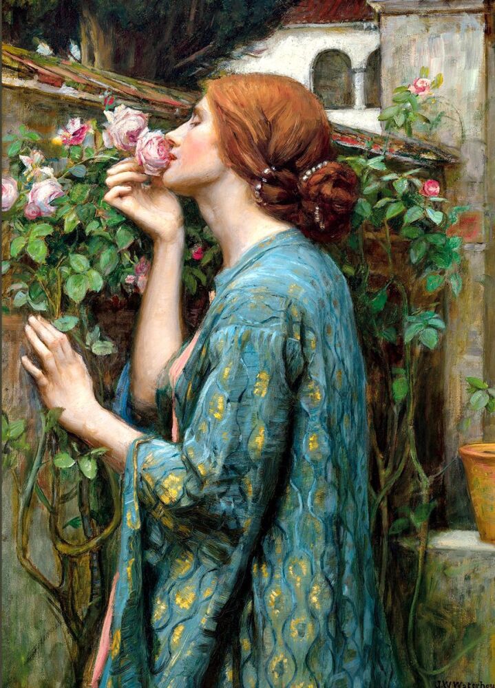 John William Waterhouse: The Soul of the Rose, 1908