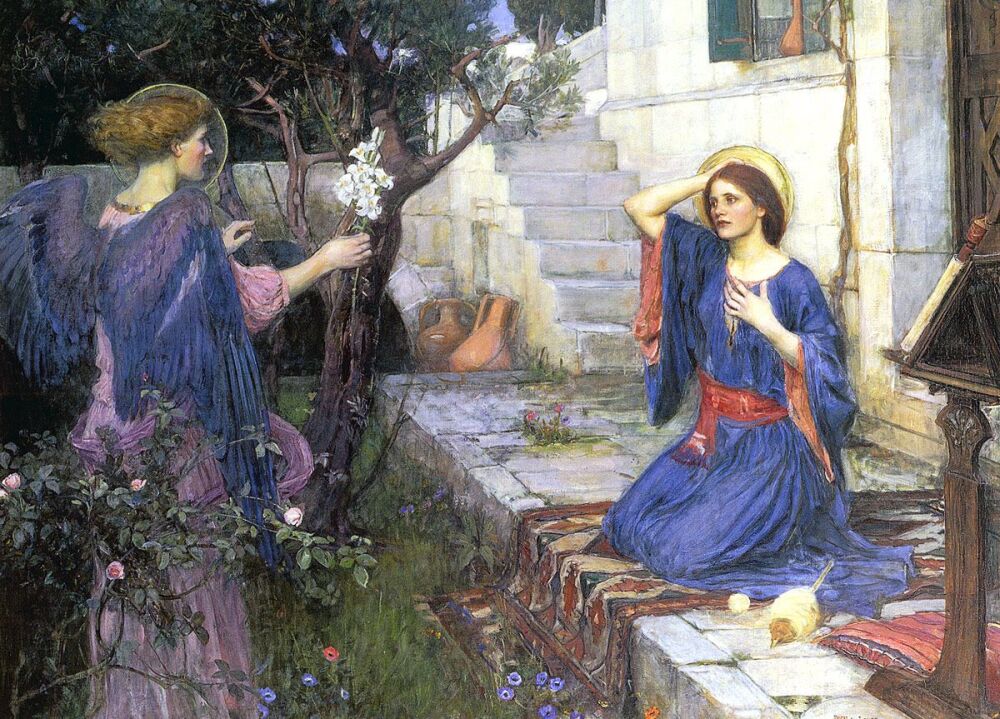 John William Waterhouse: The Annunciation, 1914