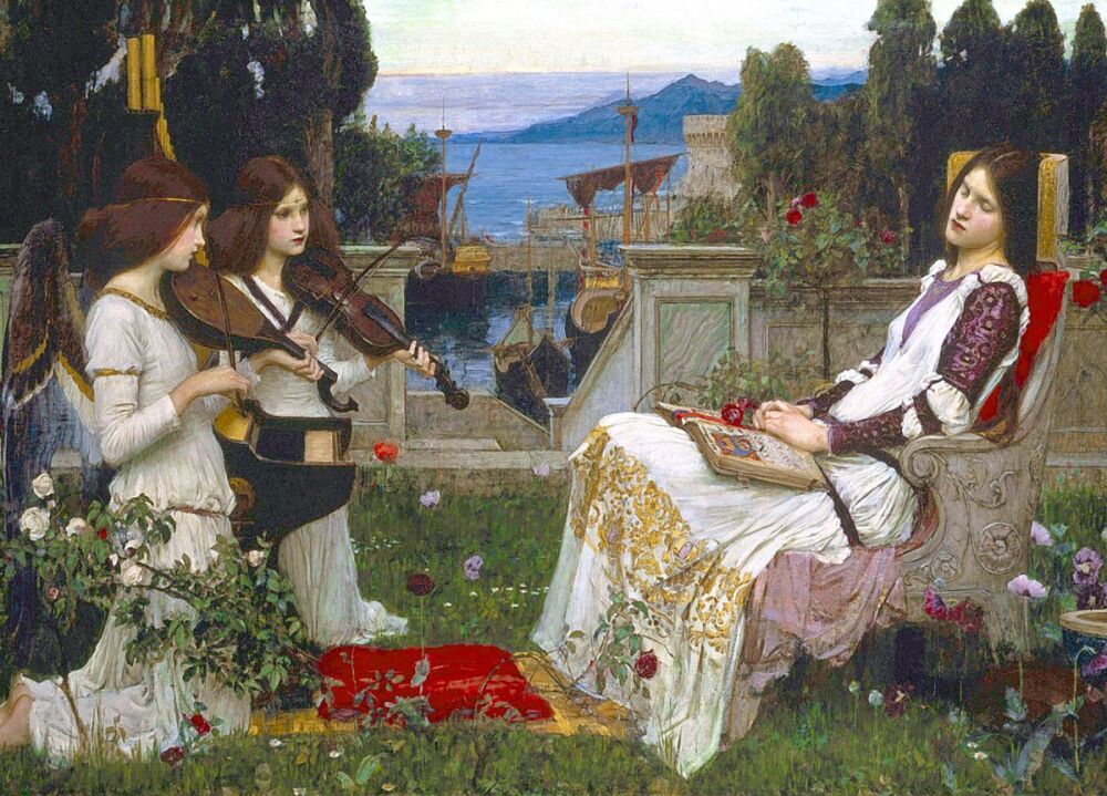John William Waterhouse: Saint Cecilia, 1895