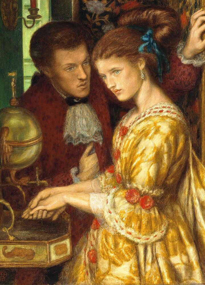 Dante Gabriel Rossetti: Washing Hands, 1865