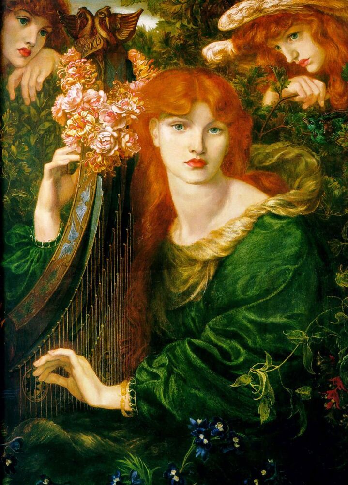 Dante Gabriel Rossetti: La Ghirlandata, 1873