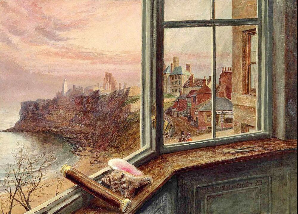Alice Boyd: View from the window of Balcony House, Tynemouth, 1864