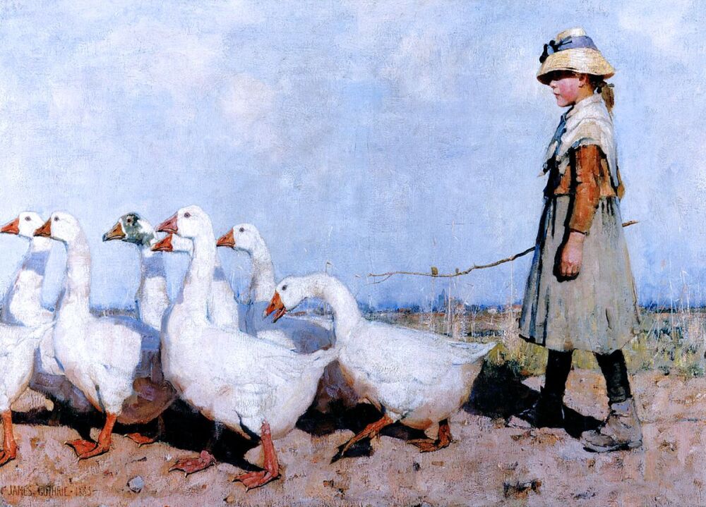 James Guthrie: To Pastures New, 1883