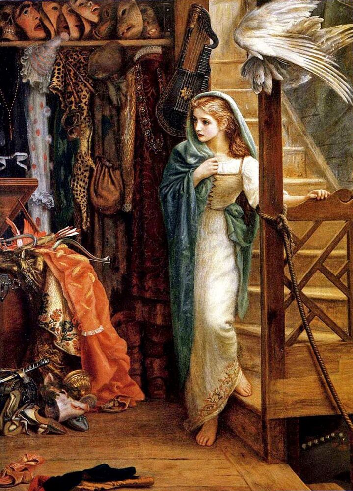 Arthur Hughes: The Property Room, 1879