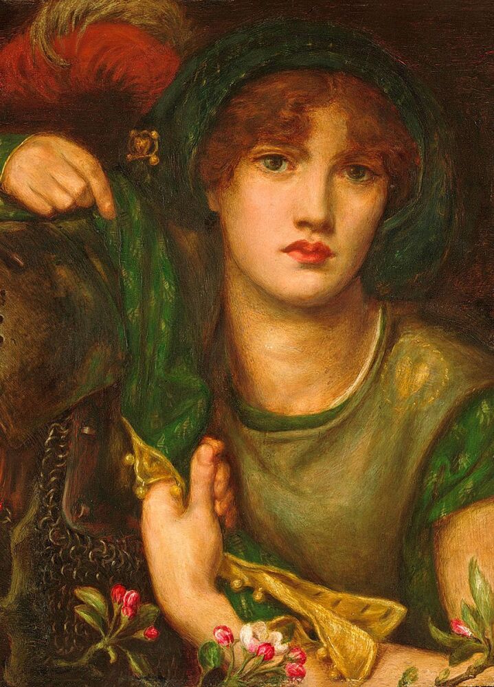 Dante Gabriel Rossetti: My Lady Greensleeves, 1863
