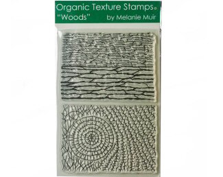 Mel Muir Organic texture stamp Woods