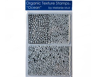 Melanie Muir Organic Texture Stamp Ocean
