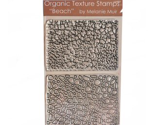 Melanie Muir Organic texture stamp Beach
