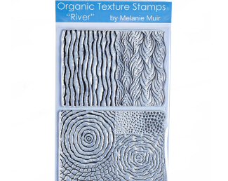 Melanie Muir Organic texture stamp River