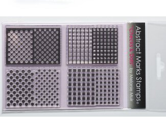 Melanie Muir Organic texture stamps checks and dots