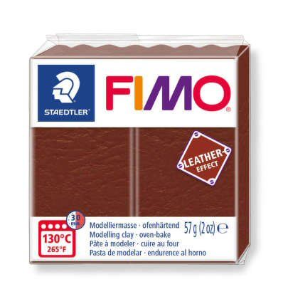 Nut Fimo Leather Effect