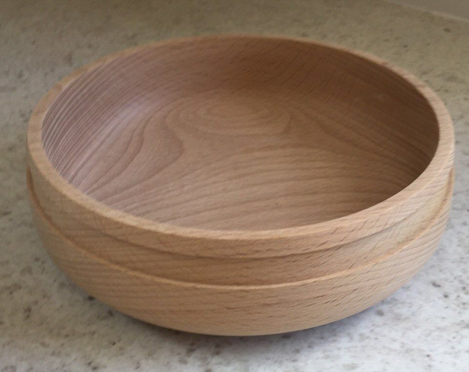 Wooden bowl 17.5cm approx