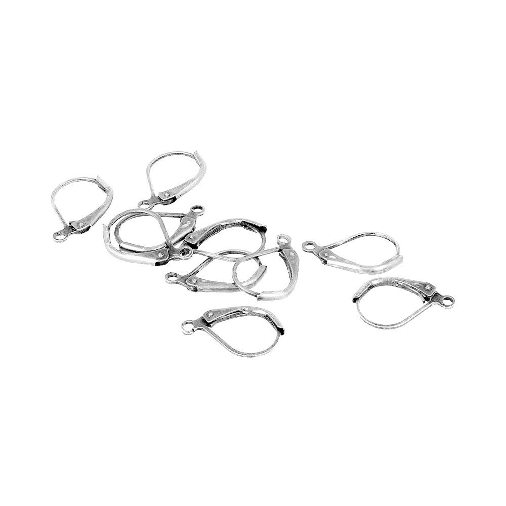 Lever backed ear hooks
