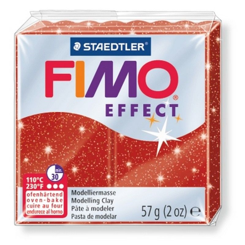 Glitter red -202 Fimo