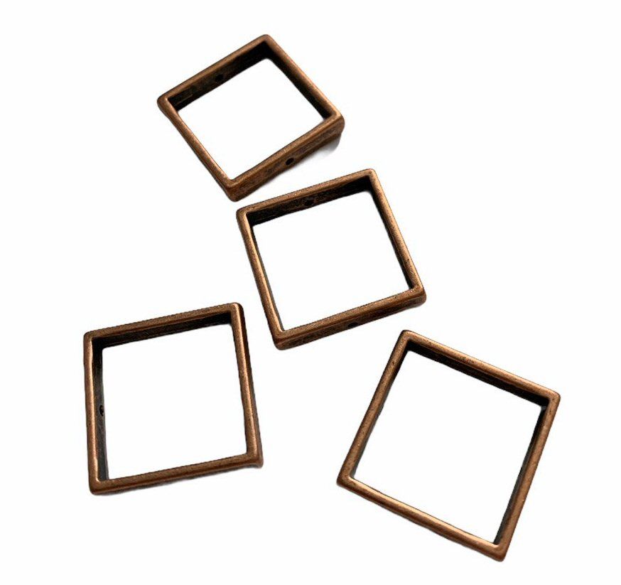 copper coloured square frames -  C9