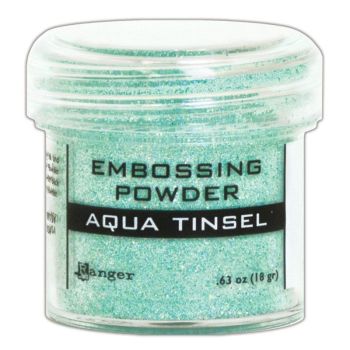 Ranger Embossing Powder Aqua Tinsel