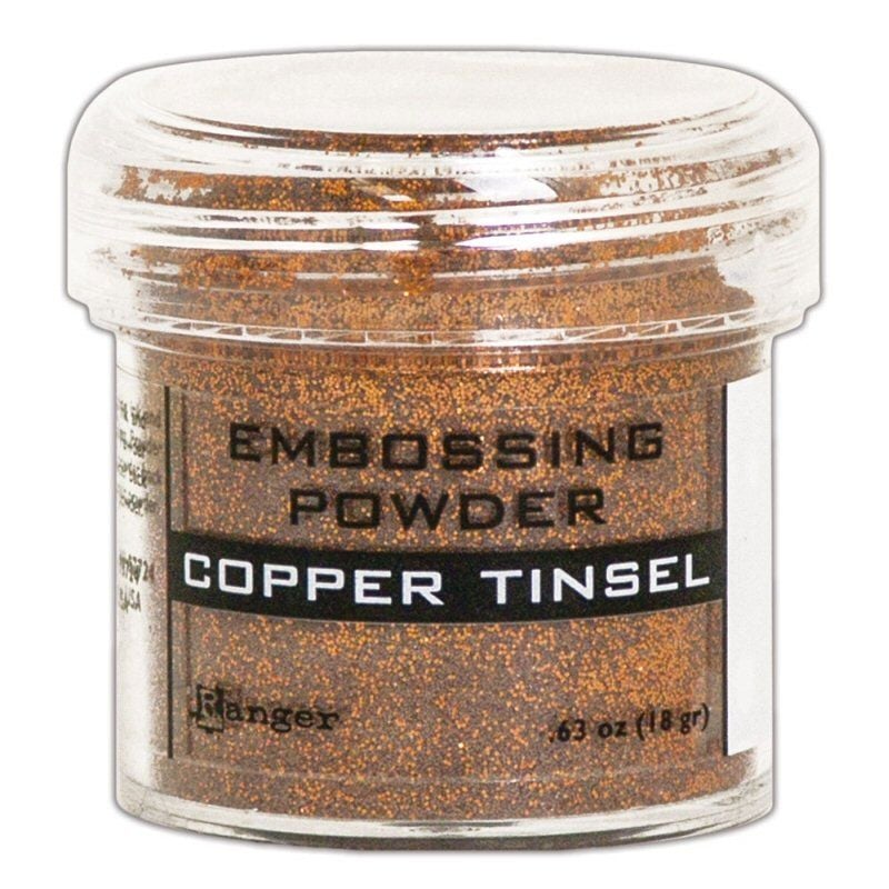 Ranger embossing powder copper Tinsel