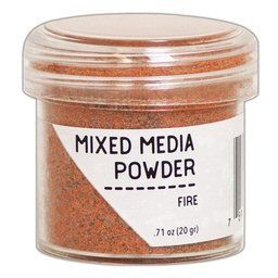 Ranger embossing mixed media powder Fire