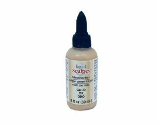 Sculpey gold Liquid clay