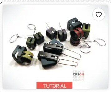 Geo Earrings PDF tutorial