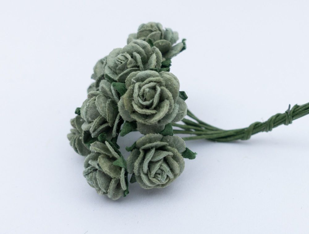 Sage green roses 10