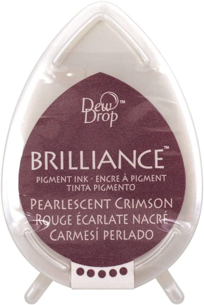 Brilliance Dew Drop Ink Pad Pearlescent Crimson