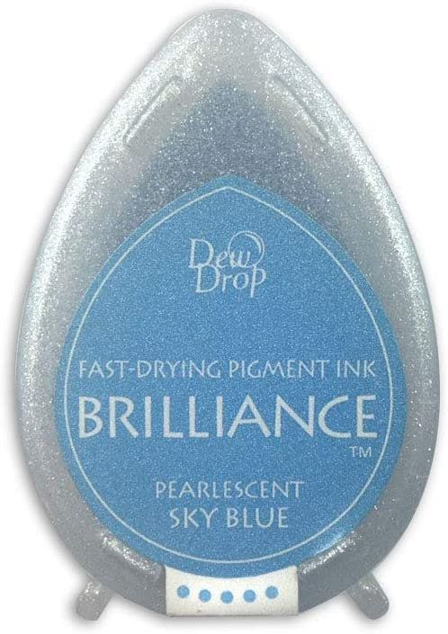 Brilliance Dew Drop Ink Pad Pearlescent Sky Blue