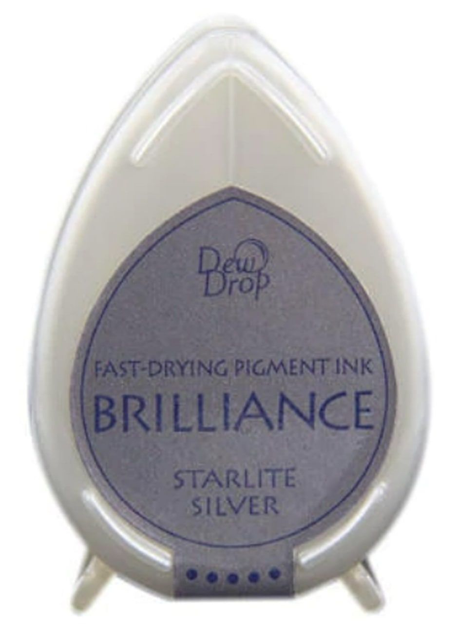 Brilliance Dew Drop Ink Pad Starlite Silver