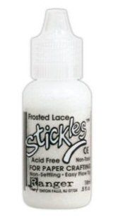 Stickles glitter glue frosted lace