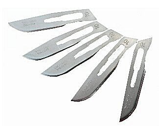 5 x Curved blades