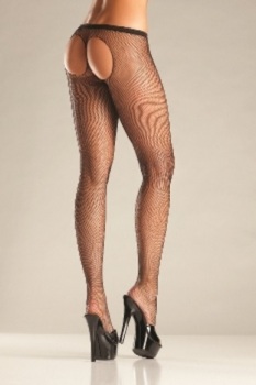 Sheer Thong Back Tights by Be Wicked!