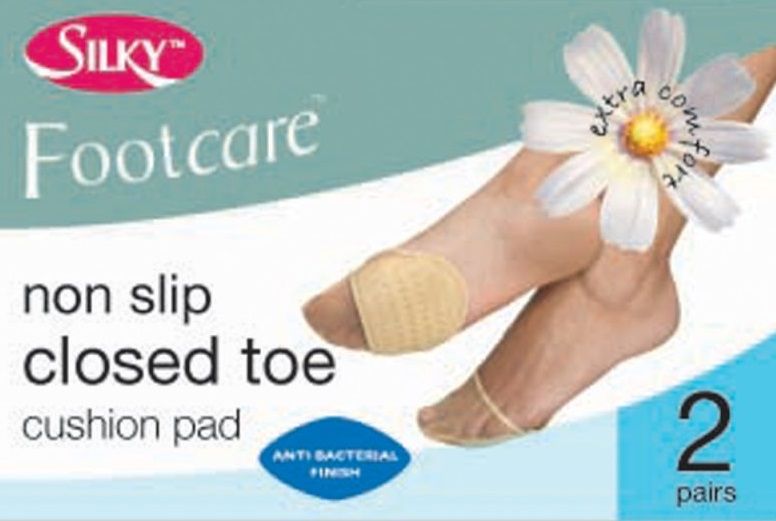Silky Open Toe Non Slip Cushion Pads 2 Pair Pack Open Toe Non Slip Cushion Pads 2 Pair Pack