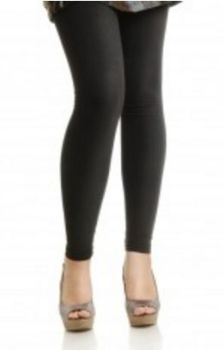 Mysasi Fleece Lined Footless Leggings in Navy L / XL